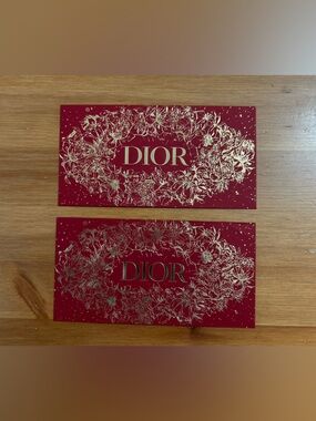 Dior lucky star set of 2 envelopes